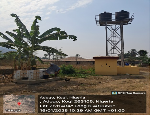 water adogo borehole construction project
