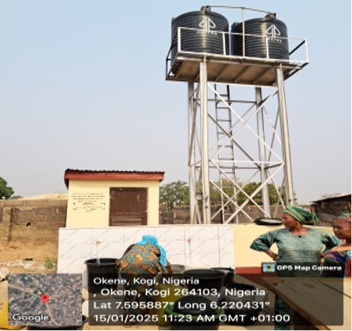 water borehole construction at aapamawuru